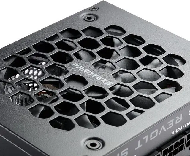 Alt view image 6 of 7 - Phanteks (PH-P750PSF) Revolt SFX 750W 80PLUS Platinum, SFX Power Supply, Fully Modular, Platinum-Rated Efficiency, Silent Fan, Black.