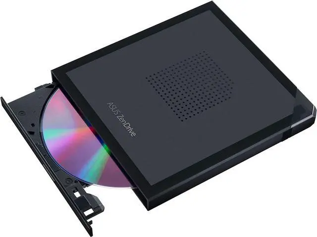Main image of ZenDrive V1M External DVD Drive and Writer with Built-in Cable-Storage Design, USB-C Interface, Compatible with Win 11 and macOS, M-DISC Support (SDRW-08V1M-U)