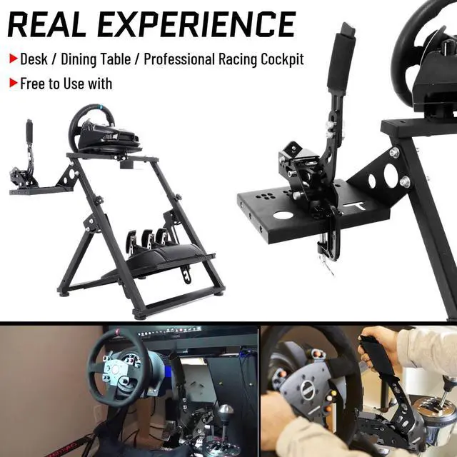 Alt view image 4 of 6 - Minneer 14Bit USB Handbrake Clamp Only PC/Windows for SIM Racing Games G27/G25/G29/G920/Thrustmaster T500RS/T300rs/FANATECOSW Simulate Linear Hall Sensor Handbrake Dirt Rally