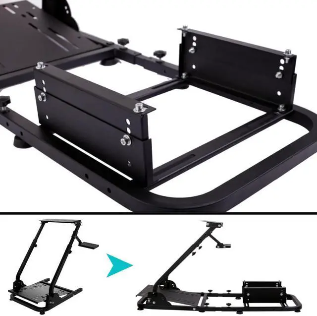 Alt view image 4 of 7 - Minneer Rear Seat Frame Racing Wheel Stand Parts/Accessories Installable Most Chair Seat Support DIY Not Included Seat