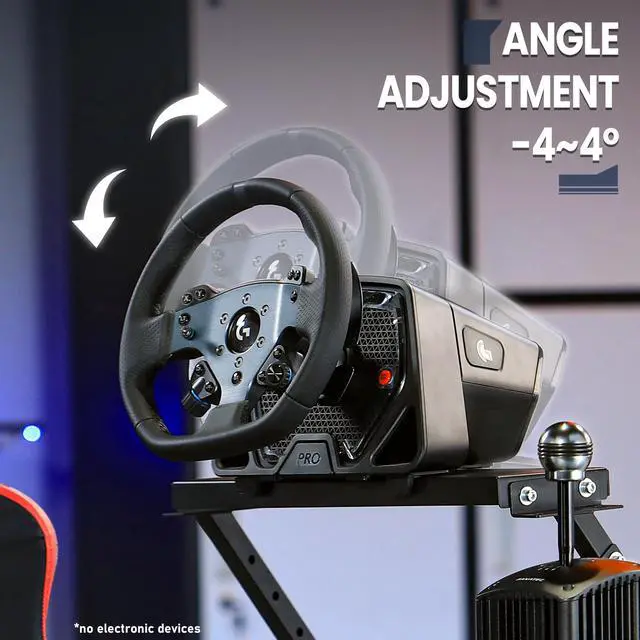 Alt view image 2 of 6 - Minneer G29 Racing Simulator Cockpit with Red Seat Compatible with Thrustmaster, Logitech,PXN, Fanatec Adjustable Mount Steering Wheel, Pedal, Handbrake Not Included