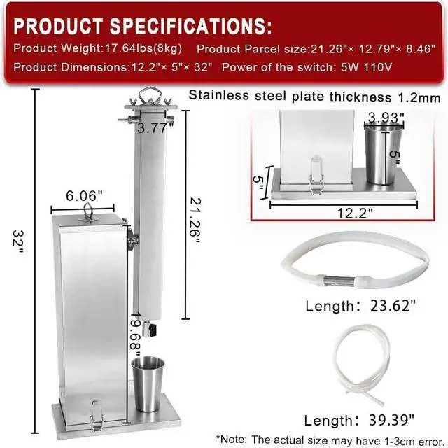 Alt view image 2 of 7 - Minneer Cold Smoke Generator 10L Smoke Making Machine Cold Smoker Attachment BBQ Accessories Hot Smoker Electric Smoker Pellet for Electric Smoker Pellet Accessory for Smoked Meat BBQ Drinks