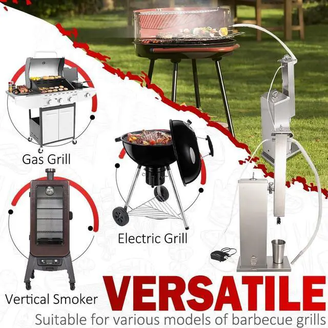 Alt view image 3 of 7 - Minneer Cold Smoke Generator 10L Smoke Making Machine Cold Smoker Attachment BBQ Accessories Hot Smoker Electric Smoker Pellet for Electric Smoker Pellet Accessory for Smoked Meat BBQ Drinks