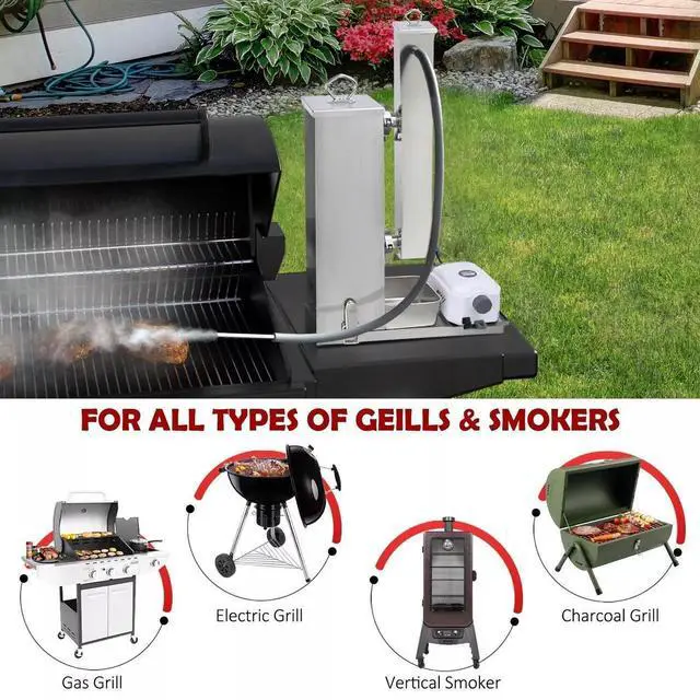 Alt view image 7 of 7 - Minneer Cold Smoke Generator, 16 Hours Continuous Smoke, Stainless Steel Pellet Smoker Tube, Portable Electric Smoke Maker Outdoor Smoker Accessories for Meat Vegetables