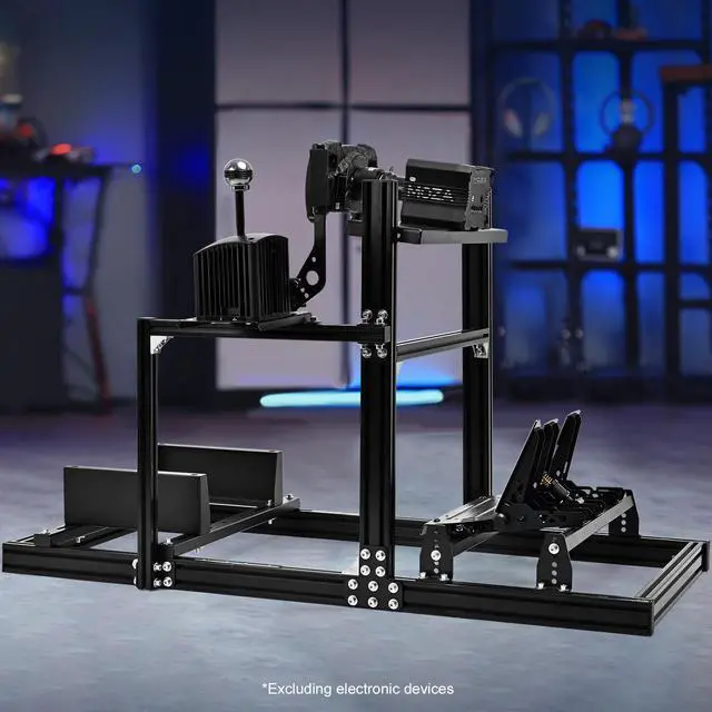 Main image of Minneer F1 More Stable Racing Simulator Cockpit Stand Fit for Logitech/Thrustmaster/Fanatec/Moza/PXN G29 G920 G923 T128 T300,Adjustable Steering Wheel Stand,Not Included Wheel,Pedals,Handbrake & Shift