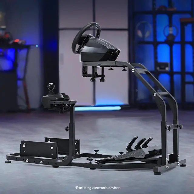 Main image of Minneer Racing Simulator Cockpit with V2 Support Game Support Stand Up Simulation Driving Bracket for Logitech G29, G27, G25, G923 Racing Steering Wheel Stand Without Wheel and Pedals