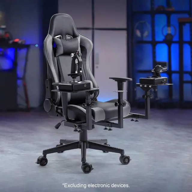 Main image of Minneer Flight Joystick Hotas Chair Mount Adjustable Compatible with Thrustmaster A10C Hotas Warthog Logitech X56 X52 More Stable Flight Sim Stand with Seat Detachable