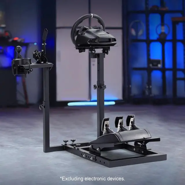 Main image of Minneer Sim Racing Wheel Stand Adjustable Upgrade Fits for Logitech G25, G27, G29, G920, Thrustmaster T150 T80 Wheels and pedals not included