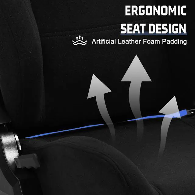 Alt view image 7 of 7 - Minneer Aluminum Profile Racing Simulator Cockpit With Triple Monitor Mount Black Seat, For Logitech/Thrustmaster/Fanatec Direct Drive Steering Wheel, GPRO T818, Multi Adjustable Universal cockpit