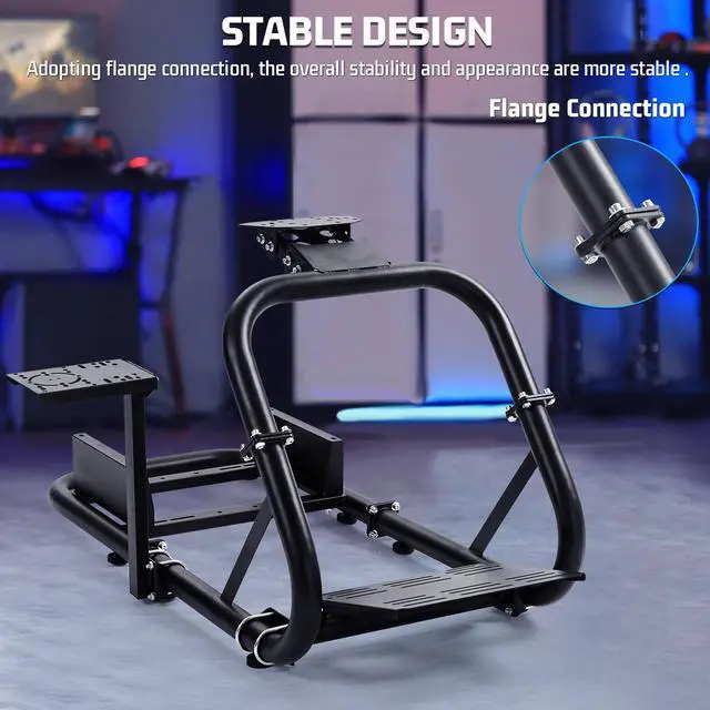 Alt view image 10 of 13 - Minneer G920 Racing Simulator Cockpit Sim Racing Cockpit Fits for Logitech G920 G29 G923,Thrustmaster T818 T248X T248 T300 TX, Fanatec,Racing Simulator without Wheel Pedal Shifter Seat