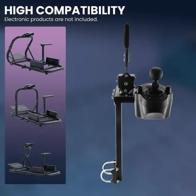 Alt view image 7 of 7 - Minneer Racing Gear Shifter Mount Upgrade For 4080 Aluminum Racing Sim Cockpit