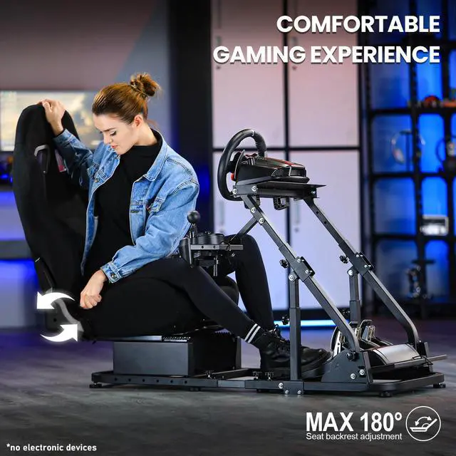 Alt view image 3 of 7 - Minneer G920 Steering Wheel Stand Fit Logitech Racing Sim Cockpit with Game Seat