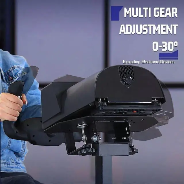 Alt view image 4 of 7 - Minneer  Sim Racing Wheel Stand Adjustable Upgrade Fits for Logitech G29, G920, G923, Thrustmaster T150, T80 Wheels and Pedals NOT Included