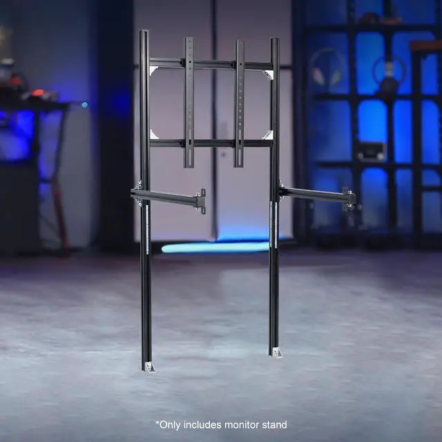 Main image of Minneer Racing Simulator Cockpit Monitor Stand Supporting Monitors from 24 to 65 inches. Fit for Logitech/Thrustmaster/Fanatec G29 G920 G923 T300 RS, Without Cockpit