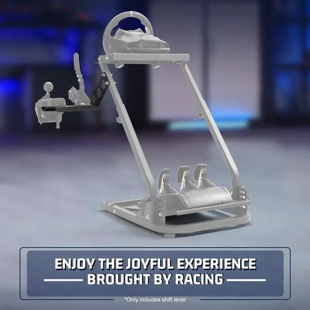 Alt view image 7 of 7 - Minneer Racing Shifter Mounting Bracket Fit for Our Steering Wheel Stand, Gear Lever Mount Accessorie with Mounting Bolts,Supports Simultaneous Installation of Shifter and Handbrake