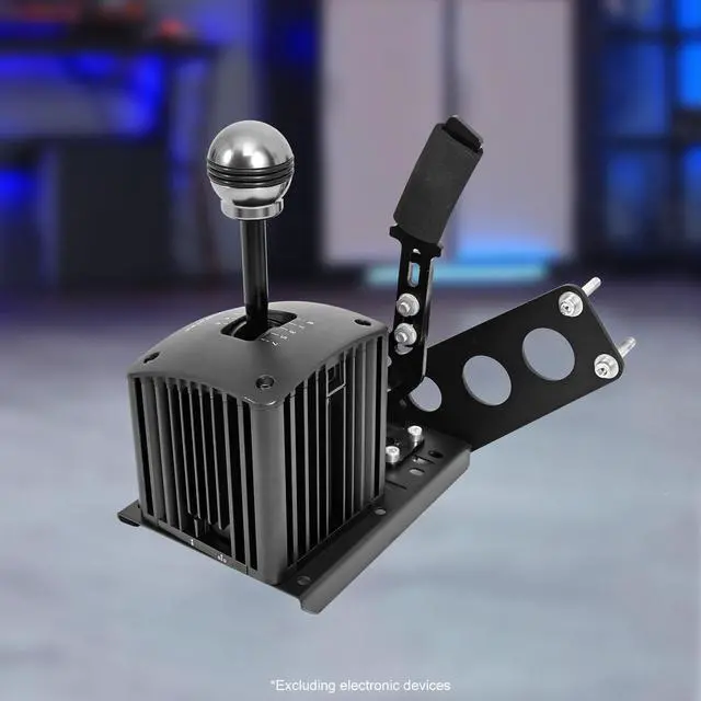 Main image of Minneer Racing Shifter Mounting Bracket Fit for Our Steering Wheel Stand, Gear Lever Mount Accessorie with Mounting Bolts,Supports Simultaneous Installation of Shifter and Handbrake