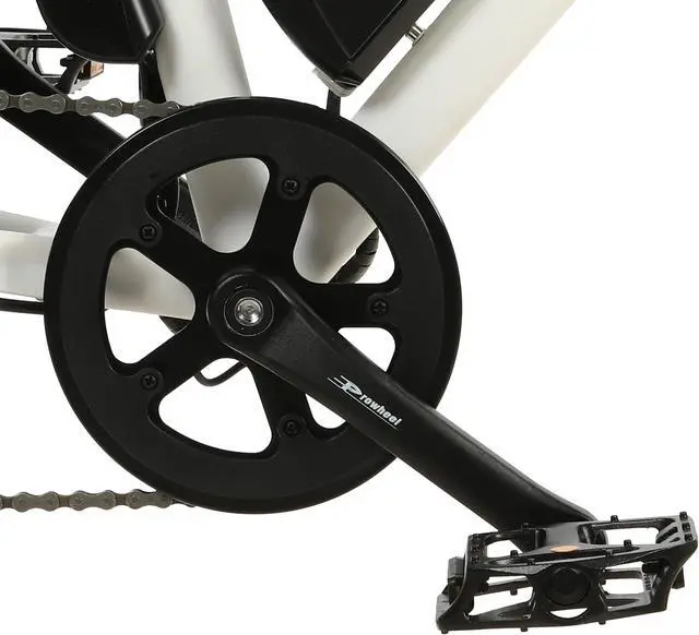 Alt view image 4 of 7 - Ecotric UL Certified 36V 12.5AH 350W white Vortex Electric City Bicycle for commuters, front suspension fork, Shimano 7-speed