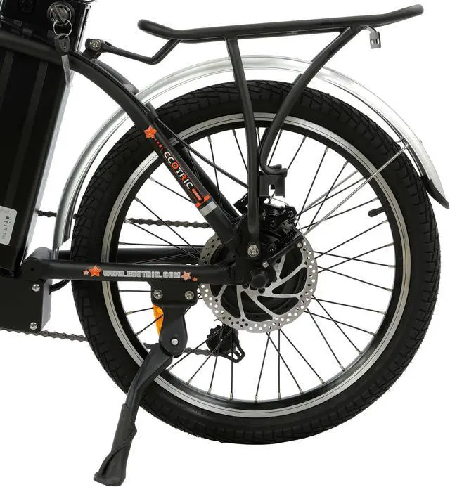 Alt view image 7 of 7 - Ecotric UL Certified 36V 12.5AH 350W 20inch Black Starfish portable and folding electric bike for teenagers and adults, Shimano 7-speed