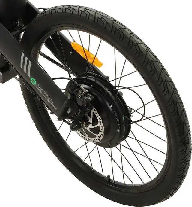 Alt view image 7 of 7 - Ecotric 48V 13AH 1000W Matt Black Seagull Electric Mountain Bike with hydraulic disc brakes, hydraulic front suspension fork, Shimano 7-speed and LCD display