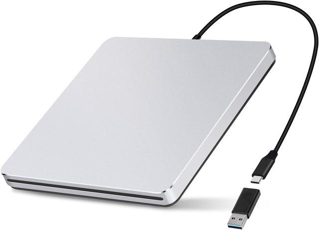 STARNOONTEK External DVD Drive USB 3.0 USB-C CD Burner CD/DVD +/