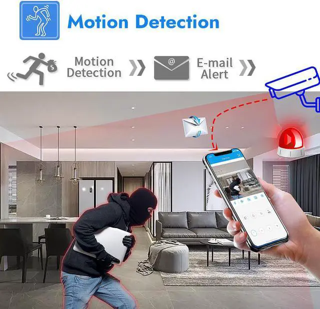 Alt view image 5 of 5 - EXVIST 5MP Dual Light IP Camera, 5MP PoE Compact Bullet Security Camera, Compatible with Hikvision, 2.8mm, Built-in Audio, IP66, RTMP to YouTube, Facebook etc.