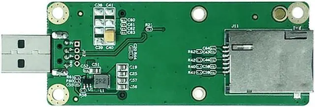Alt view image 4 of 4 - EXVIST 4G LTE Industrial Mini PCIe to USB Adapter W/SIM Card Slot for WWAN/LTE 3G/4G Module Applicable for M2M & IoT Applications Like Raspberry Pi Industrial Router IP Camera Digital Signage etc.