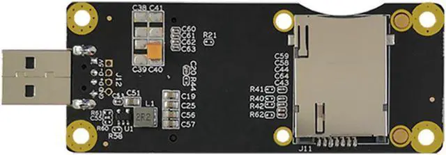 Alt view image 4 of 4 - EXVIST 4G LTE Industrial Mini PCIe to USB Adapter W/SIM Card Slot for WWAN/LTE 3G/4G Module Applicable for M2M & IoT Applications Like Raspberry Pi Industrial Router IP Camera Digital Signage etc.