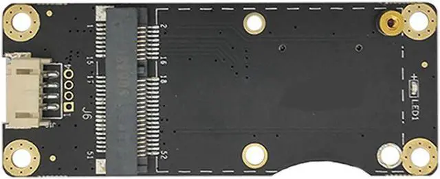 Alt view image 3 of 5 - EXVIST 4G LTE Industrial Mini PCIe to USB Adapter USB(4PIN PH2.0) Connector W/SIM Card Slot for WWAN/LTE 3G/4G Module Suitable for M2M & IoT Applications Like Raspberry Pi Industrial Router IP Camera