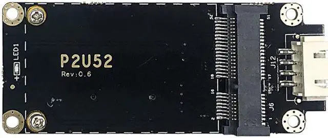 Alt view image 3 of 4 - EXVIST 4G LTE Industrial Mini PCIe to USB Adapter USB(4PIN PH2.54) Connector W/SIM Card Slot for WWAN/LTE 3G/4G Module Suitable for M2M & IoT Applications Like Raspberry Pi Industrial Router IP Camera