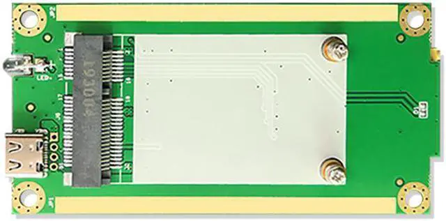 Alt view image 3 of 5 - EXVIST 4G LTE Industrial Mini PCIe to USB (Type-C 3.1) Adapter W/SIM Card Slot for WWAN/LTE 3G/4G Module Suitable for M2M & IoT Applications Like Raspberry Pi Industrial Router IP Camera