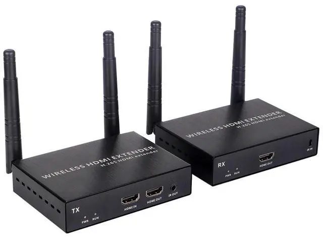 Main image of EXVIST Wireless HDMI Extender Transmitter and Receiver W/HDMI Loop-Out, Up to 656 Feet, IR Support, Suitable for Transmitting Video from Laptop, PC, YouTube, Xbox One, PS4 to HDTV or Projector