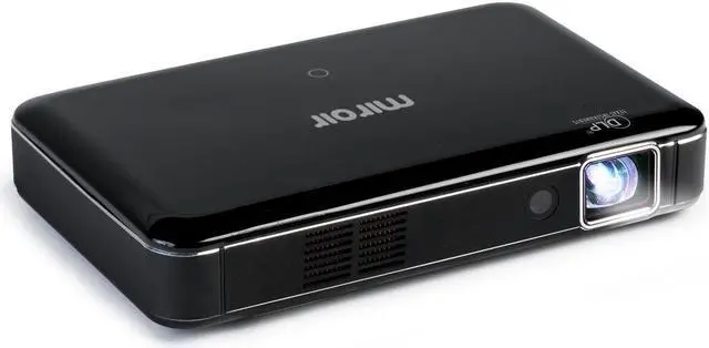 Alt view image 3 of 7 - Miroir M220 1280 x 720 400 Lumens DLP HD Pro Projector 400:1