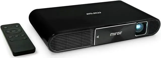 Alt view image 2 of 10 - Miroir M631 Ultra Pro 1080p Projector, 700 LED Lumens, Battery-Powered, USB Type C Video and Charge