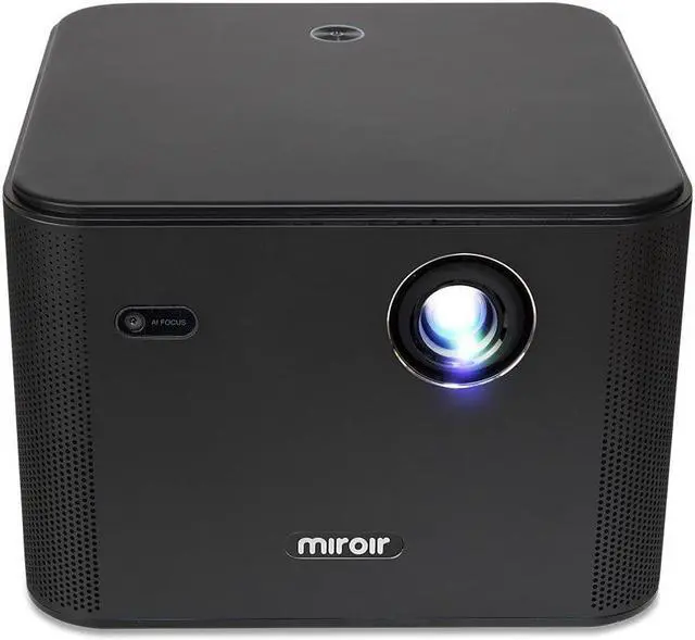 Main image of Miroir 1200S Smart TV, Native 1080p Projector,4K Input, 1000 LED Lumens, Wireless & Bluetooth, 41 ms. response time, 2x 10-watt speakers, Dolby, and DTS Audio, DLP Technology