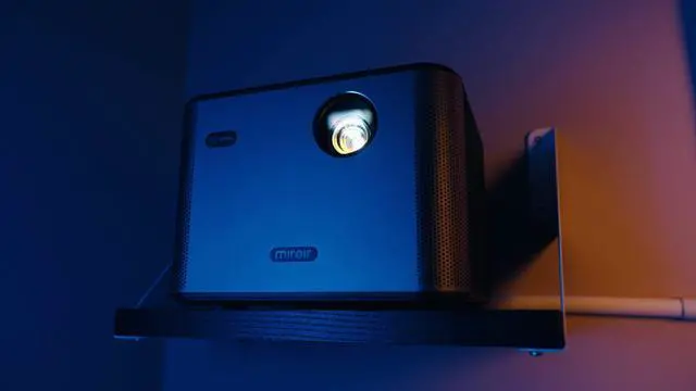 Alt view image 7 of 7 - Miroir 1200S Smart TV, Native 1080p Projector,4K Input, 1000 LED Lumens, Wireless & Bluetooth, 41 ms. response time, 2x 10-watt speakers, Dolby, and DTS Audio, DLP Technology