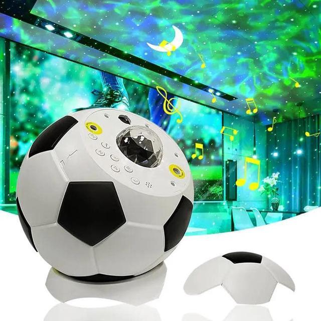 Wsirak Galaxy Star Projector Lights Soccer Constellation Night Light  Projector with Bluetooth Speaker Indoor Lighting for Kids Adults Game  Ceiling Room Decor 
