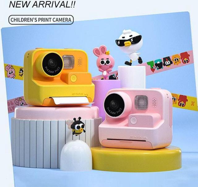 Wsirak Kids Camera Instant Print 1080P Children's Printing Instant Cameras  That Print Photos with Zero Ink Portable Toy Christmas Birthday Gifts for  Girls Age 3-12 Pink 