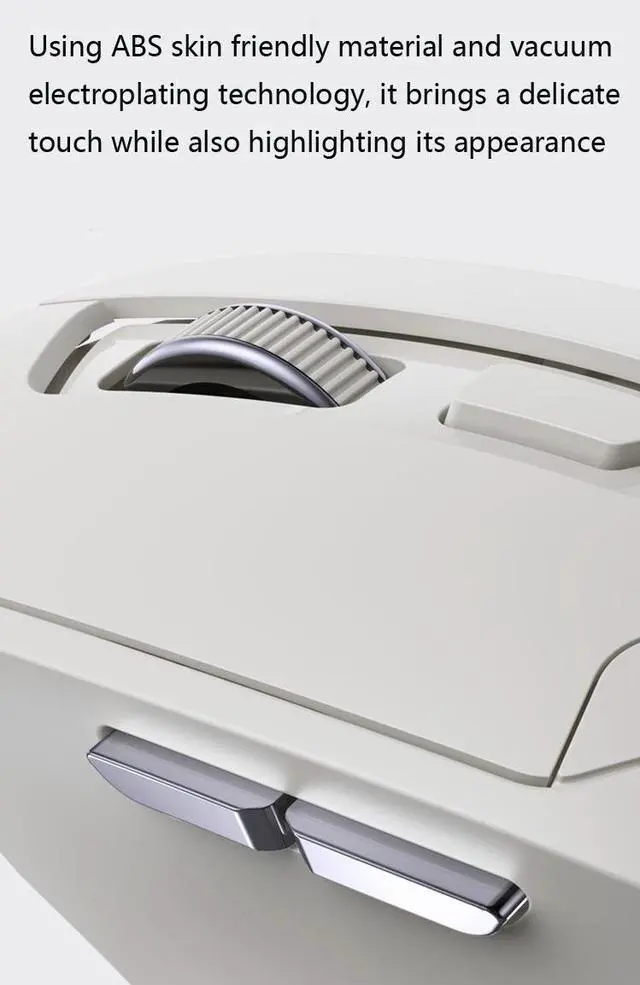 Alt view image 4 of 7 - WSIRAK DR6 Rechargeable Bluetooth Mouse 2.4G Wireless Gaming Mouse Office Home Computer Laptop Game Mice