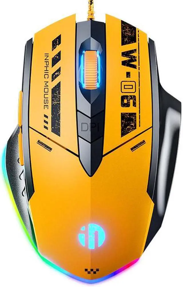 Main image of WSIRAK W6 Wired Mouse E-sport Gaming Mouse RGB LED Backlight Mechanical Mouse For Laptop Computer Office Home Gamers
