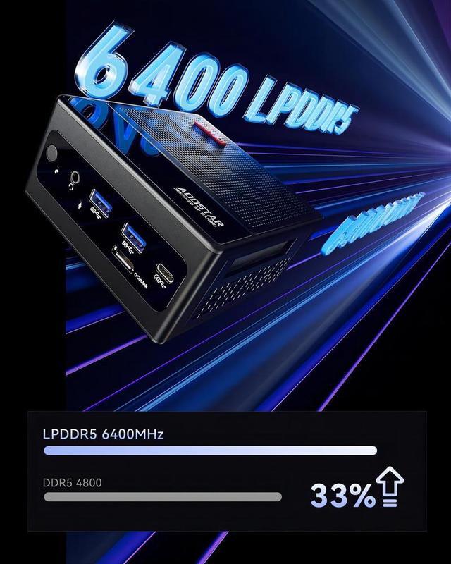 WSIRAK AOOSTAR GEM10 AMD Ryzen 7 7840HS Mini PC with WIN 11 WSIRAK AOOSTAR GEM10 AMD Ryzen 7 7840HS Mini PC with WIN 11