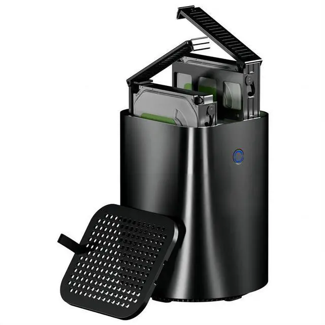 Main image of Wsirak AOOSTAR R7 2 Bay 40T NAS Storage AMD Ryzen 7 5825U Mini PC(8C/16T; up to 4.5GHz)-Black