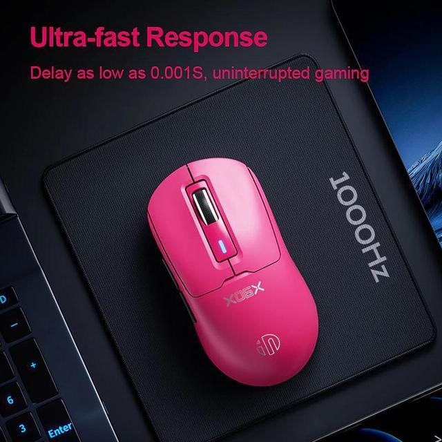 Alt view image 4 of 6 - Wsirak IN6 SE Youth Wireless Mouse Wired Bluetooth 3rd mock examination Computer Notebook 3311 Charging Game E-sports Lightweight Gaming Mouse Black