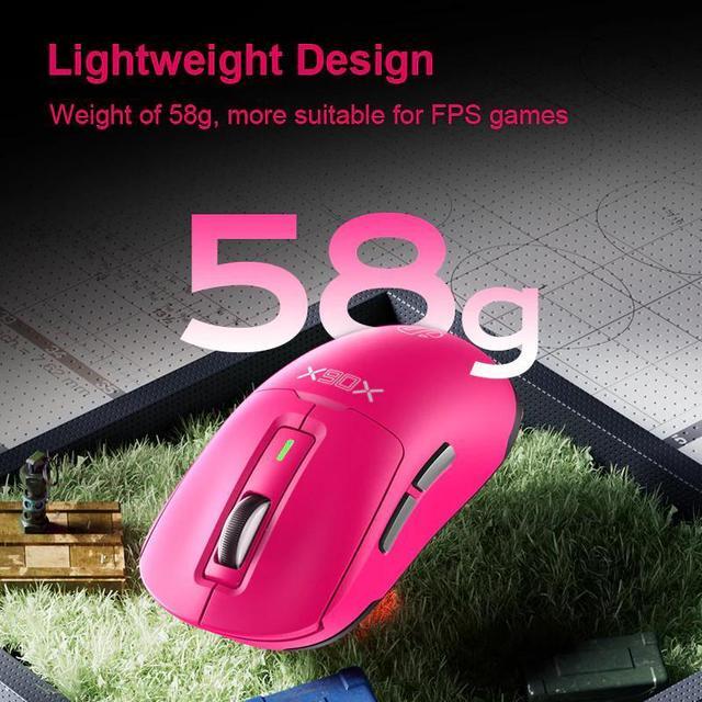 Alt view image 5 of 6 - Wsirak IN6 SE Youth Wireless Mouse Wired Bluetooth 3rd mock examination Computer Notebook 3311 Charging Game E-sports Lightweight Gaming Mouse Black