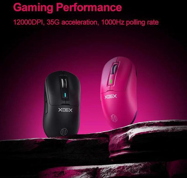 Alt view image 3 of 6 - Wsirak IN6 SE Youth Wireless Mouse Wired Bluetooth 3rd mock examination Computer Notebook 3311 Charging Game E-sports Lightweight Gaming Mouse Black
