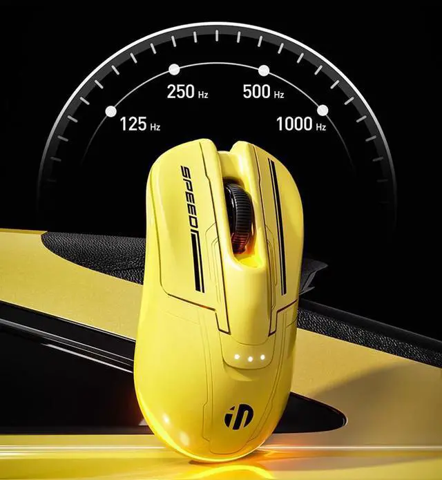 Alt view image 3 of 6 - Wsirak HyperBee Wireless and Wired Gaming Mouse Rechargeable Battery Computer Laptop Mouse Yellow