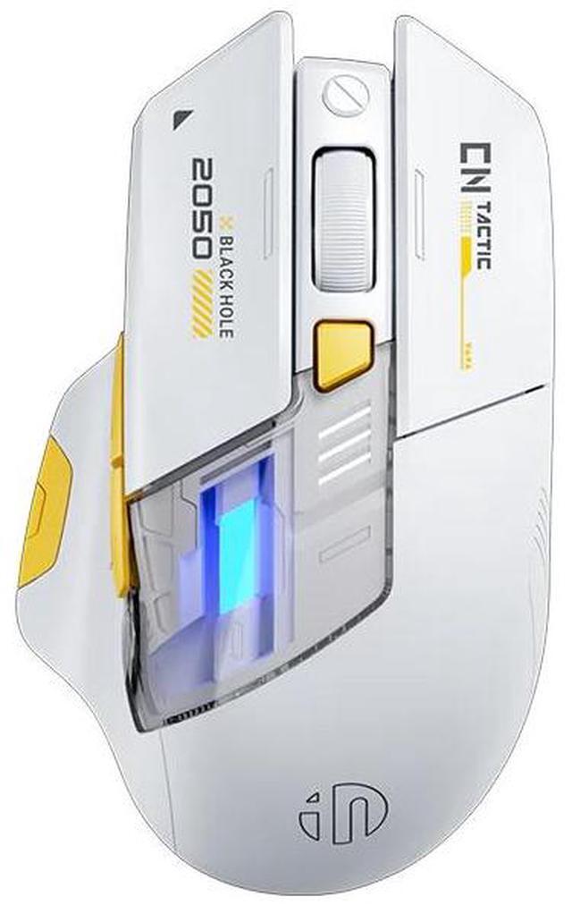 Main image of Wsirak A9 Explorer Bluetooth and 2.4G Wireless Mouse Rechargeable Gaming Mouse Computer Laptop Mice White