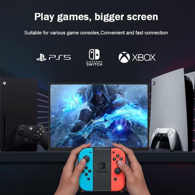 Alt view image 7 of 7 - ZEUSLAP Z10P 10.5 Inch Portable Monitor, Full HD 1280P 100% sRGB IPS Screen for PC, Laptop, Phone, Raspberry Pi, Graphic Card, Car Navigation etc.