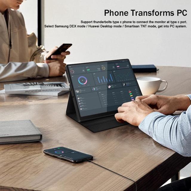 Alt view image 5 of 7 - ZEUSLAP Z10P 10.5 Inch Portable Monitor, Full HD 1280P 100% sRGB IPS Screen for PC, Laptop, Phone, Raspberry Pi, Graphic Card, Car Navigation etc.