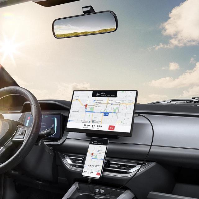 Alt view image 4 of 7 - ZEUSLAP Z10P 10.5 Inch Portable Monitor, Full HD 1280P 100% sRGB IPS Screen for PC, Laptop, Phone, Raspberry Pi, Graphic Card, Car Navigation etc.
