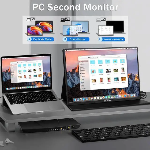 Alt view image 5 of 6 - ZEUSLAP P16T 16 Inch Touchscreen Portable Monitor, 1920*1200 60Hz 100%sRGB IPS Screen Computer Gaming Monitor for Laptop, Phone, Switch, Xbox, PS4/5 etc.